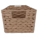 image 3 of F&F Home Natural 3 Section Storage Basket 