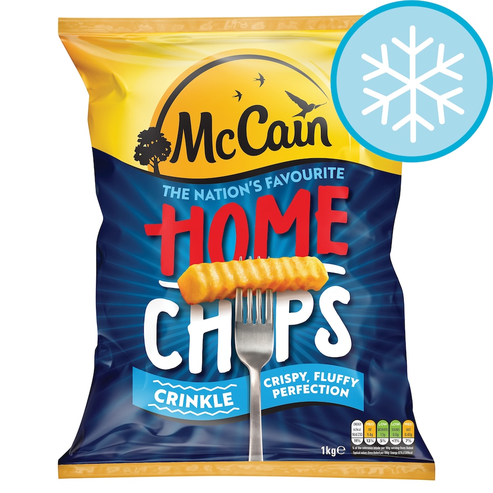 McCain Home Chips Crinkle Cut 1kg