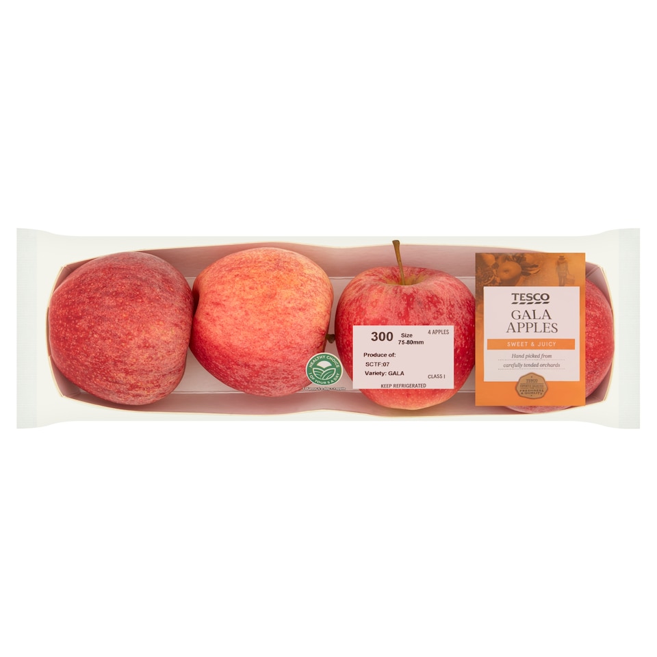 image 1 of Tesco Gala Apple 4 Pack