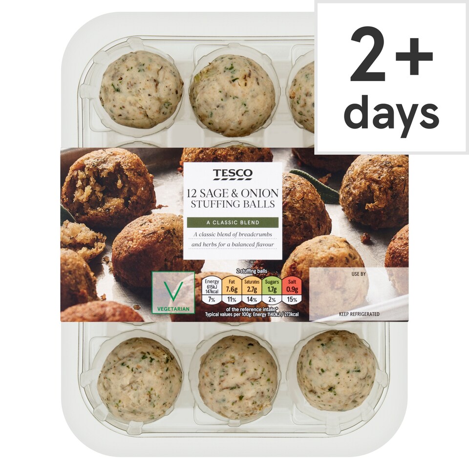 Tesco Sage & Onion Stuffing 336G