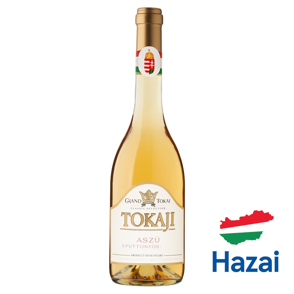 Grand Tokaj Classic Selection Tokaji Aszú 5 puttonyos édes fehér tokaji borkülönlegesség 10,5% 0,5 l  1. kép