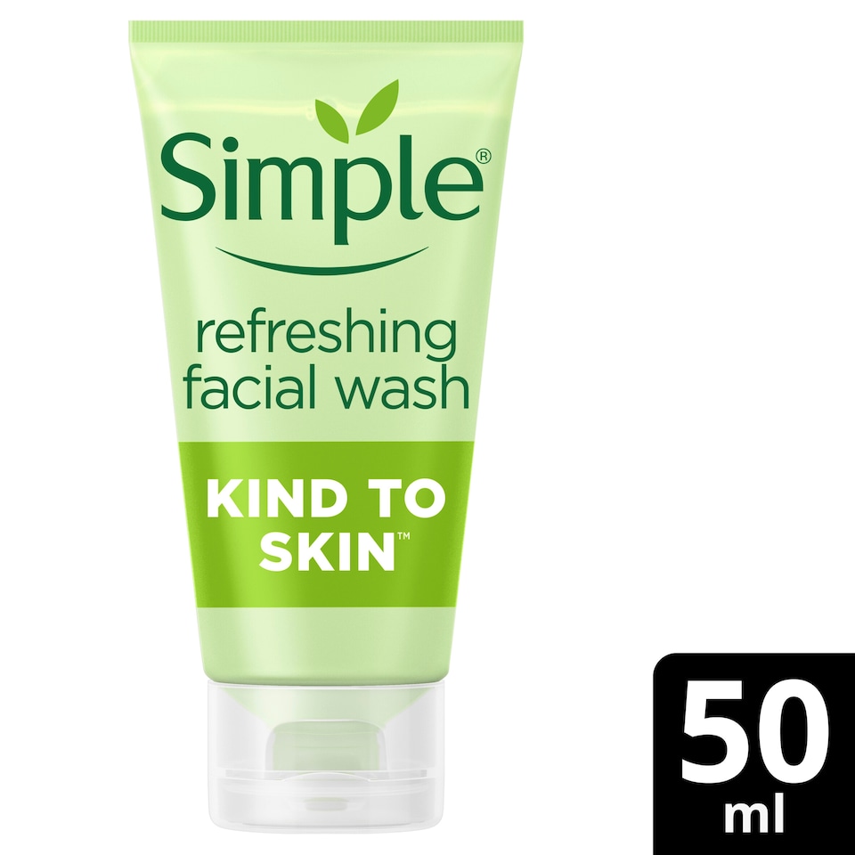 image 1 of Simple Kind To Skin Refreshing Facial Wash Gel 50Ml