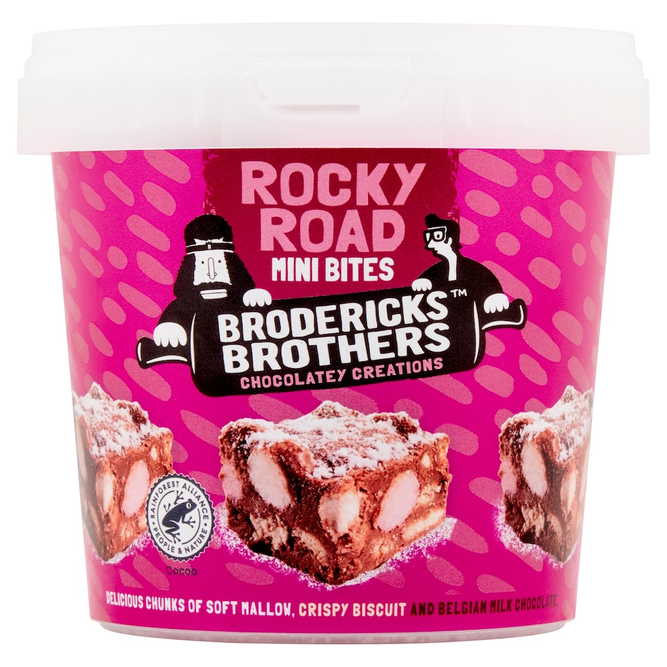 Broderick's Bites Rocky Road 162G