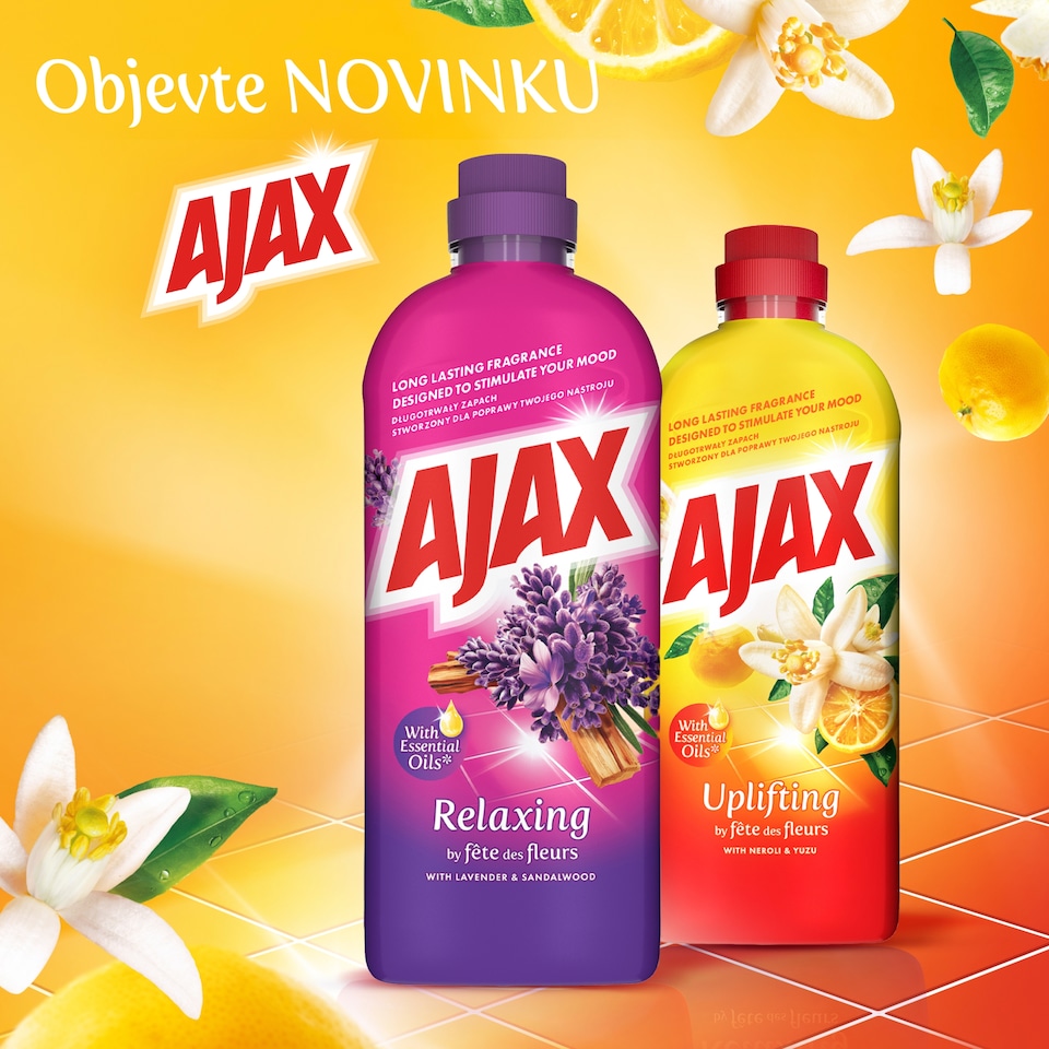 image 1 of Ajax Relaxing FdF Lavender & Sandalwood Multi-Purpose Cleaner 1 L