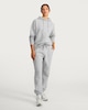 image 2 of F&F Active Cotton Rich Drawstring Cuffed Joggers in Grey Marl