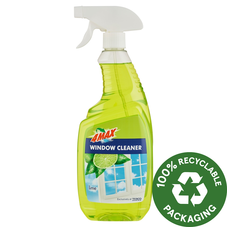4MAX Lime čistiaci prostriedok na okná 750 ml