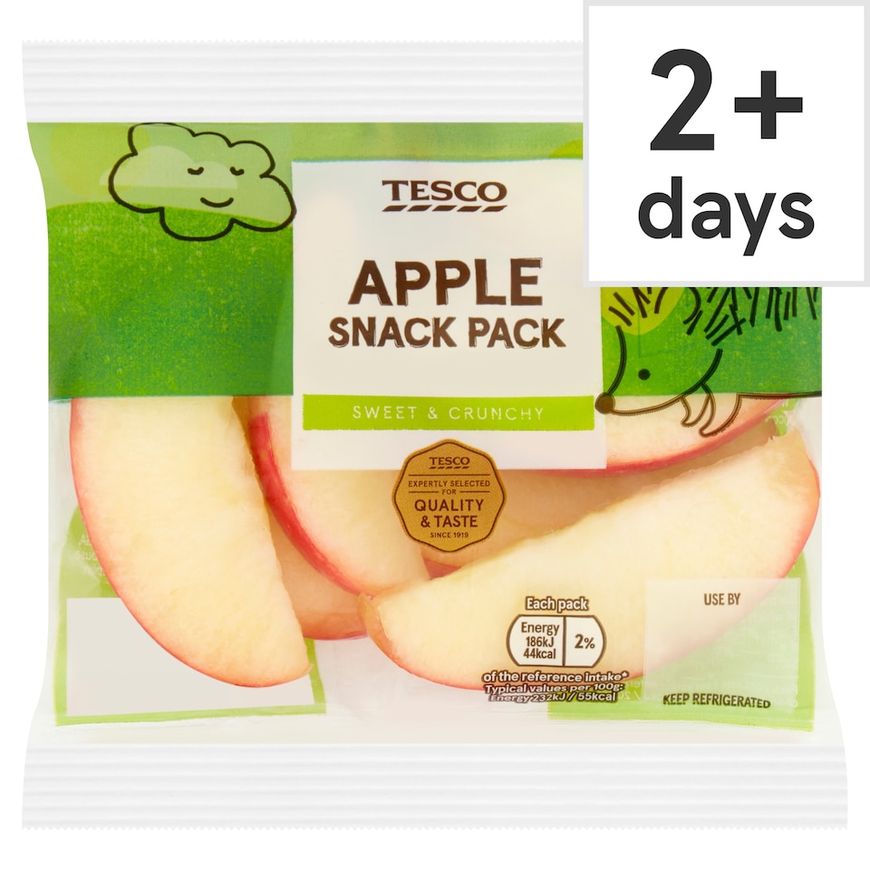 Tesco Apple Snack Pack 80G