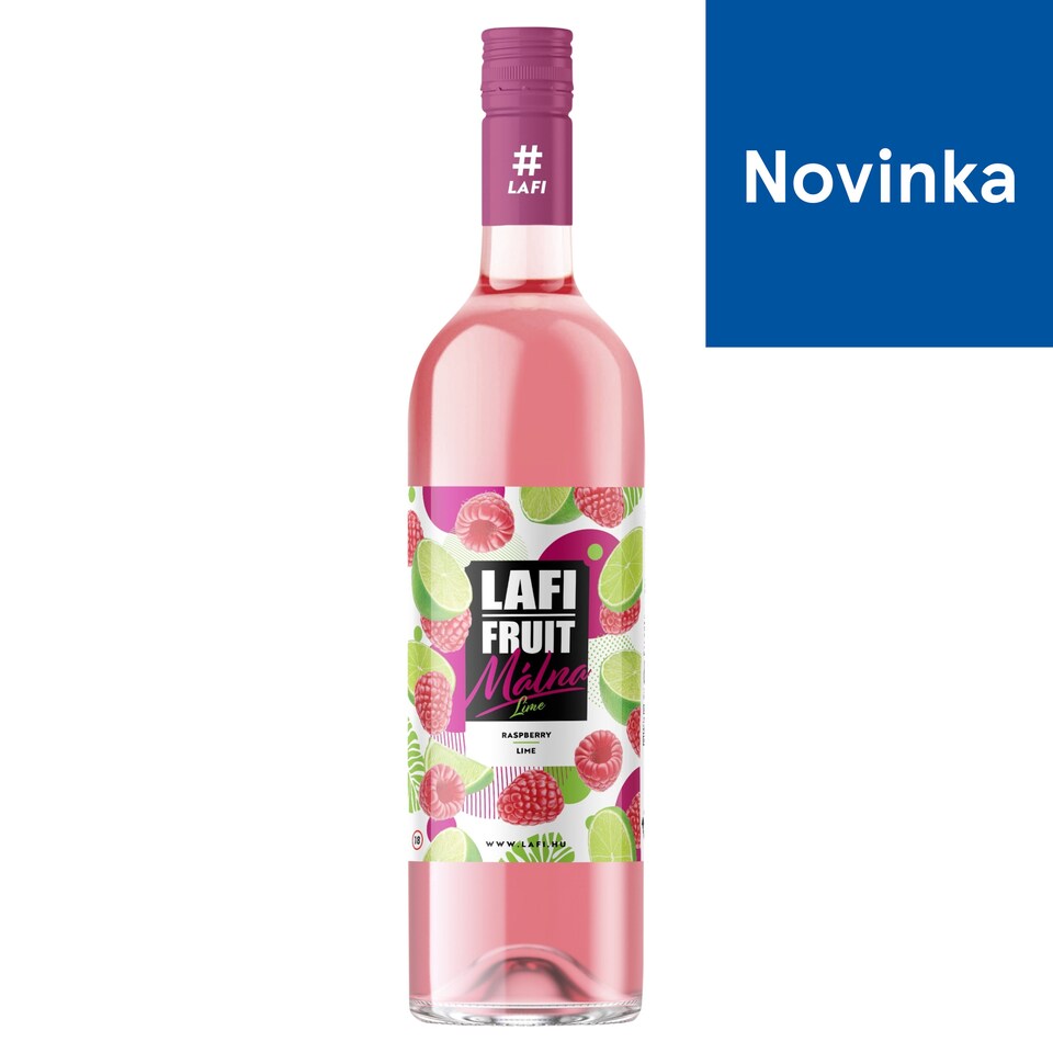 Lafi Fruit Aromatized Wine Cocktail with Raspberry-Lime Flavor, Carbonated 0.75 L