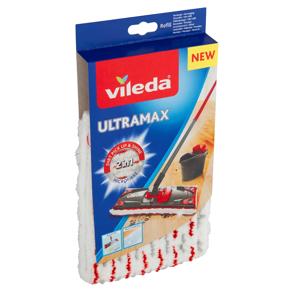 image 1 of Vileda Ultramax Microfibre 2in1 Refill
