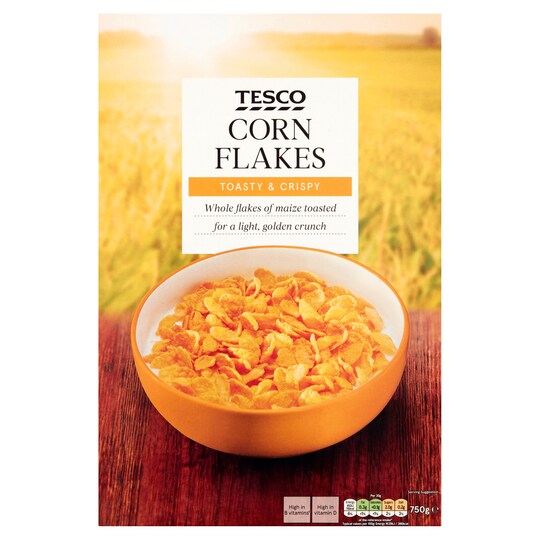Tesco Cornflakes 750G Tesco Groceries