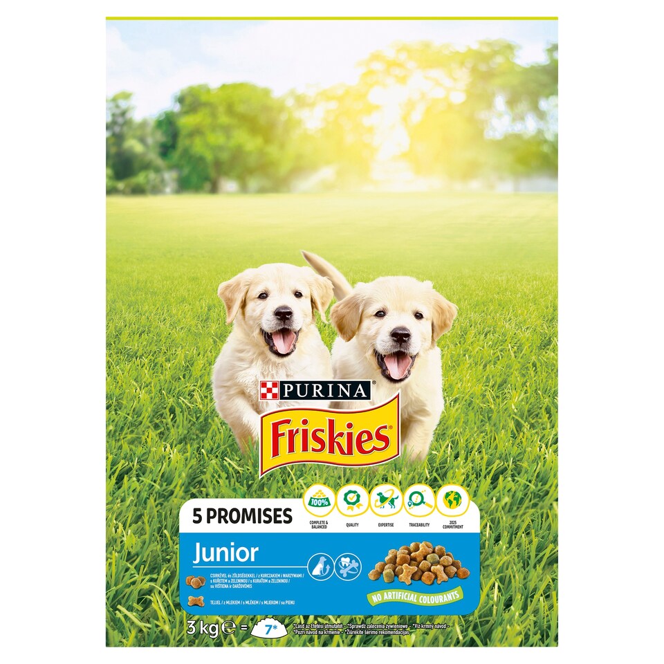image 1 of Friskies® Junior with Chicken and Vegetables with Milk 3kg