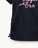 image 6 of F&F Girls Pure Cotton Angel T-Shirt in Navy
