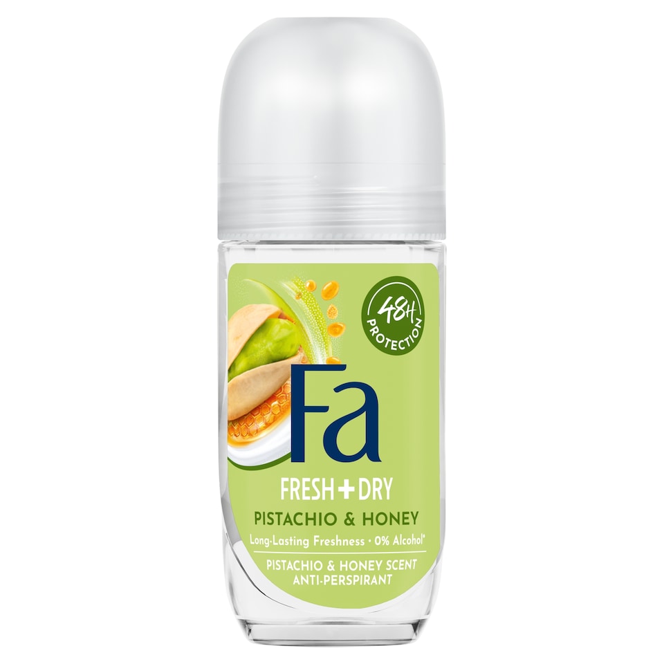 Fa Fresh+Dry Pistachio & Honey guľôčkový antiperspirant 50 ml
