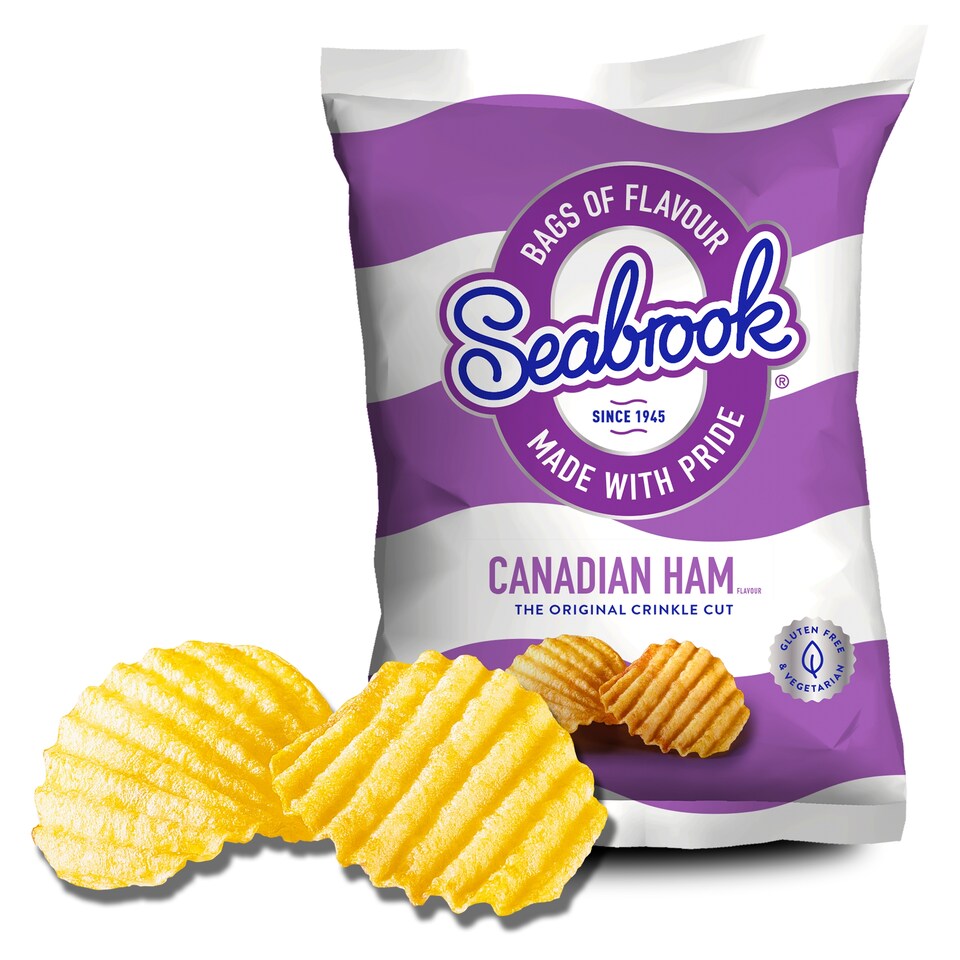 image 1 of Seabrook Canadian Ham Crisps 31.8G