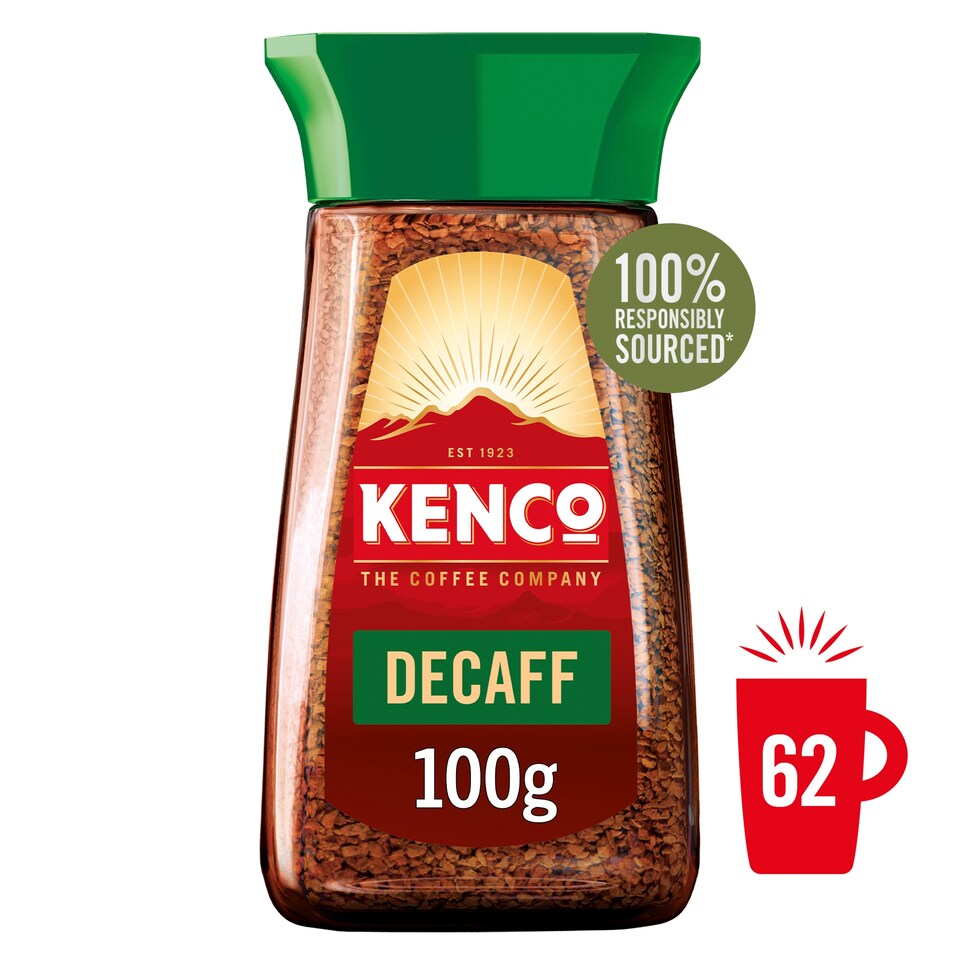 Kenco Decaffeinated Instant Coffee 100G