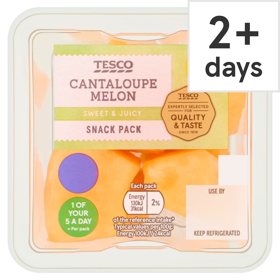 Tesco Cantaloupe Melon 130g