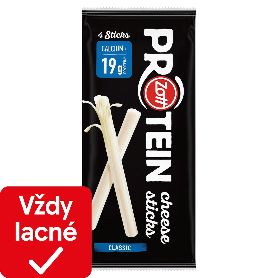Zott Protein Classic Mozzarella Cheese Sticks 4 x 21 g (84 g)