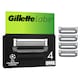 image 1 of Gillette Labs Men's Razor Blades Refills 4 Pack