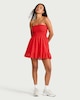 image 2 of OH ME OH MY Pure Cotton Broderie Strapless Dress in Red
