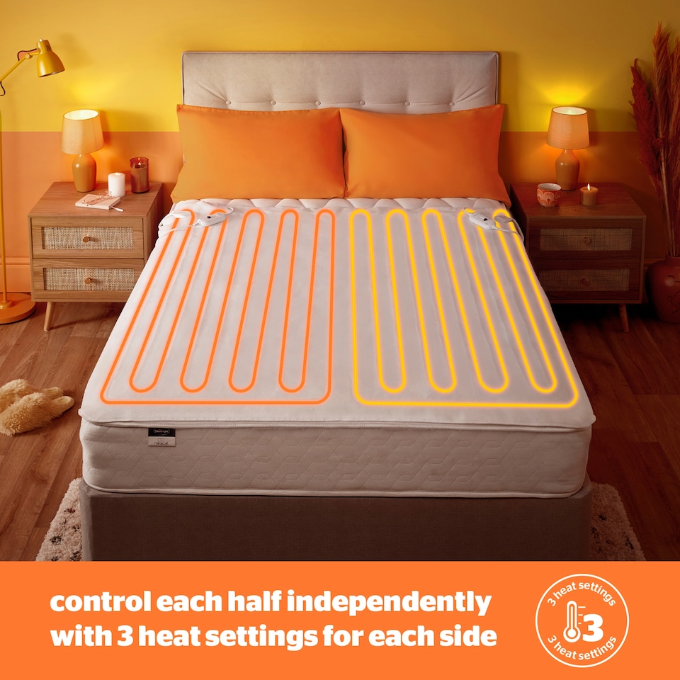 image 1 of SILENTNIGHT YOURS& MINE ELEC BLANKET DBLE