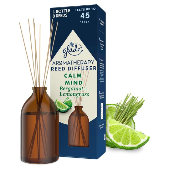 Glade Aromatherapy Reed Diffuser Calm Mind 80Ml Tesco Groceries