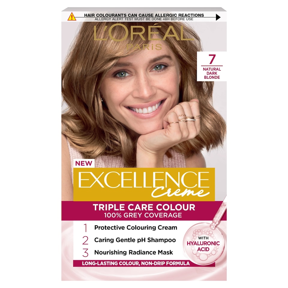image 1 of L'Oreal Paris Excellence Creme 7 Natural Dark Blonde Permanent Hair Dye