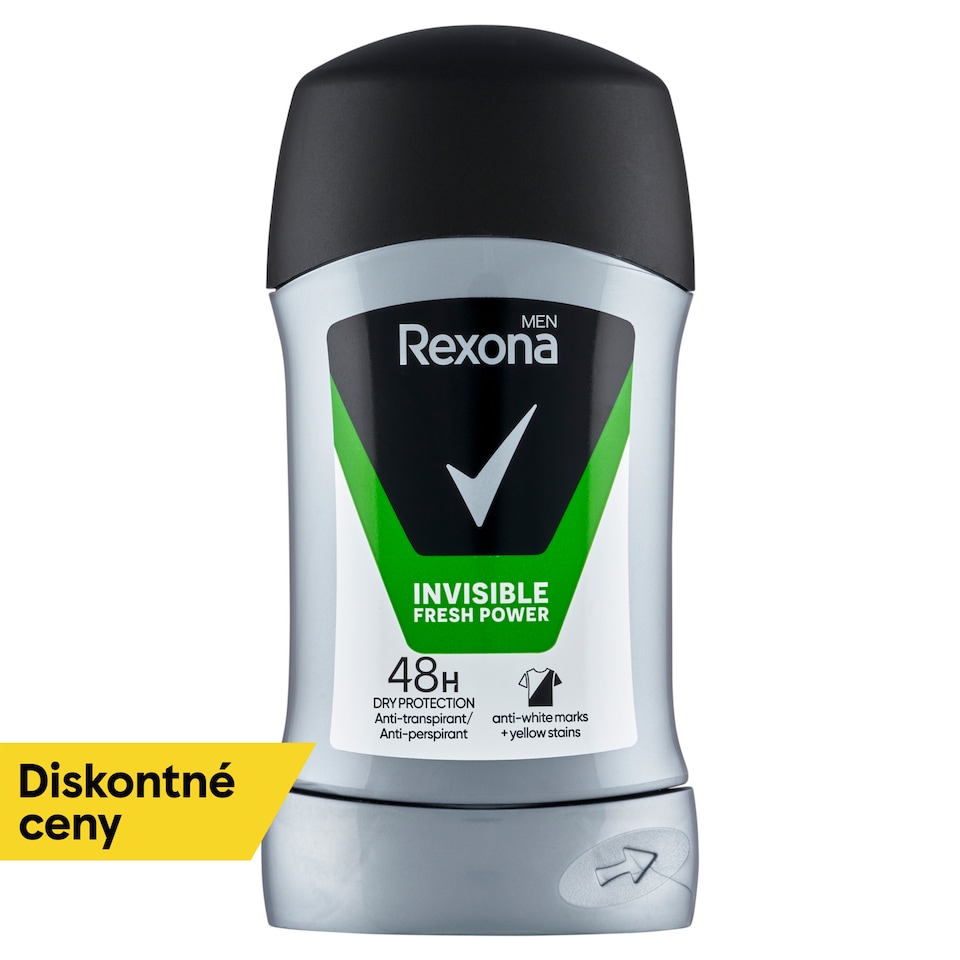 obrázok 1 z Rexona Men Invisible Fresh Power Tuhý antiperspirant 50 ml