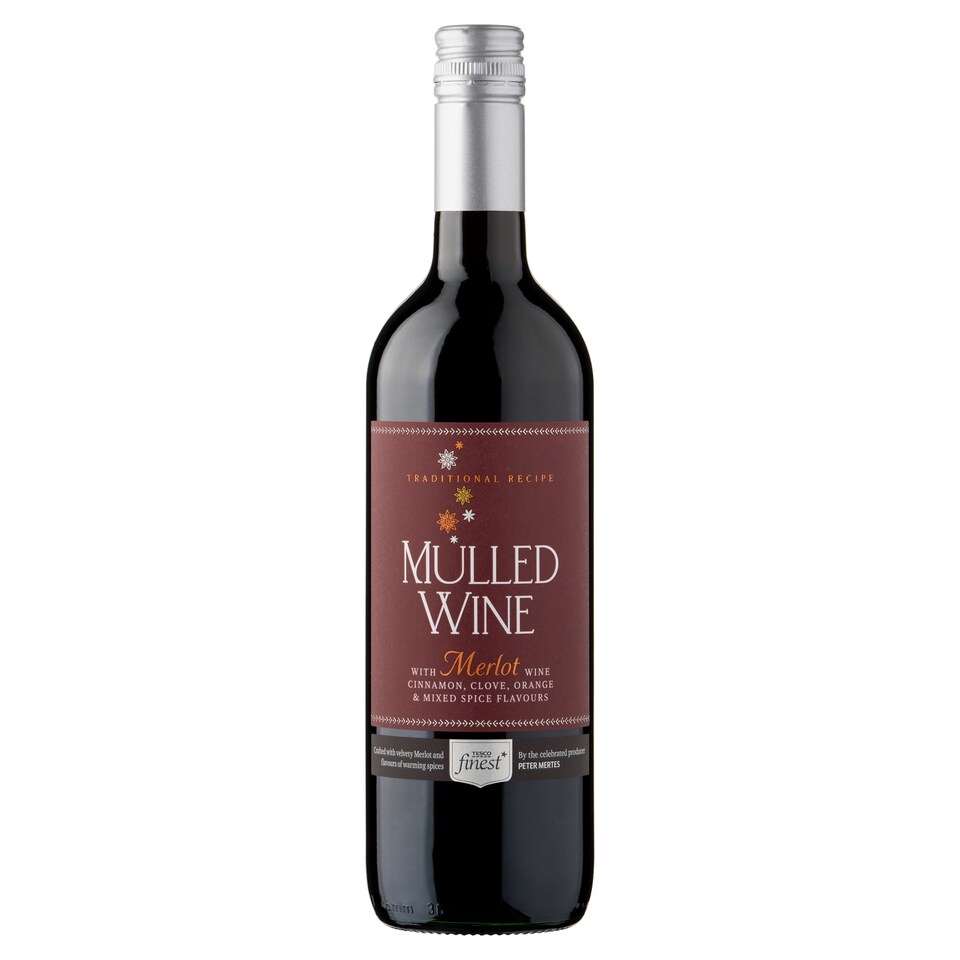 image 1 of Tesco Finest Mulled Wine Merlot 75cl