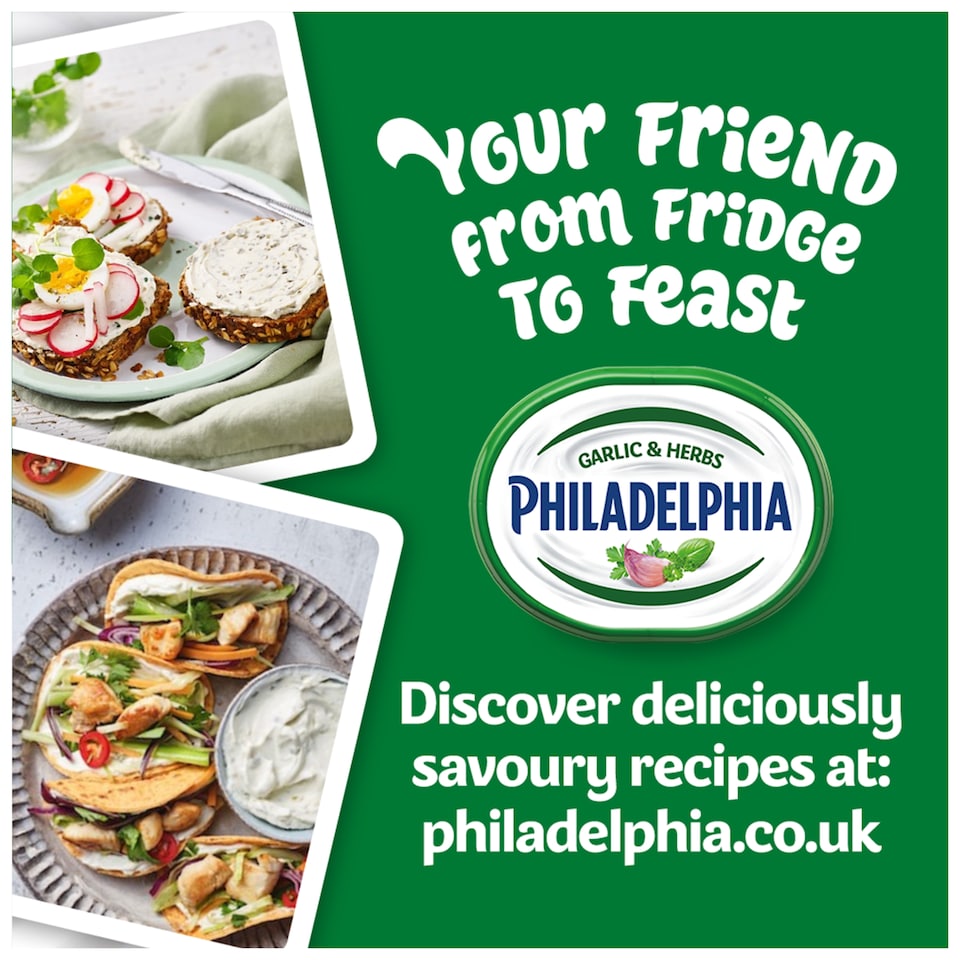 image 1 of Philadelphia Garlic & Herbs Soft Cream Cheese 165G