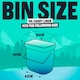 image 3 of Beast Drawstring 10L Compostable Caddy Liners 16S