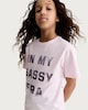 image 1 of F&F Girls Pure Cotton In My Sassy Era T-Shirt in Pink