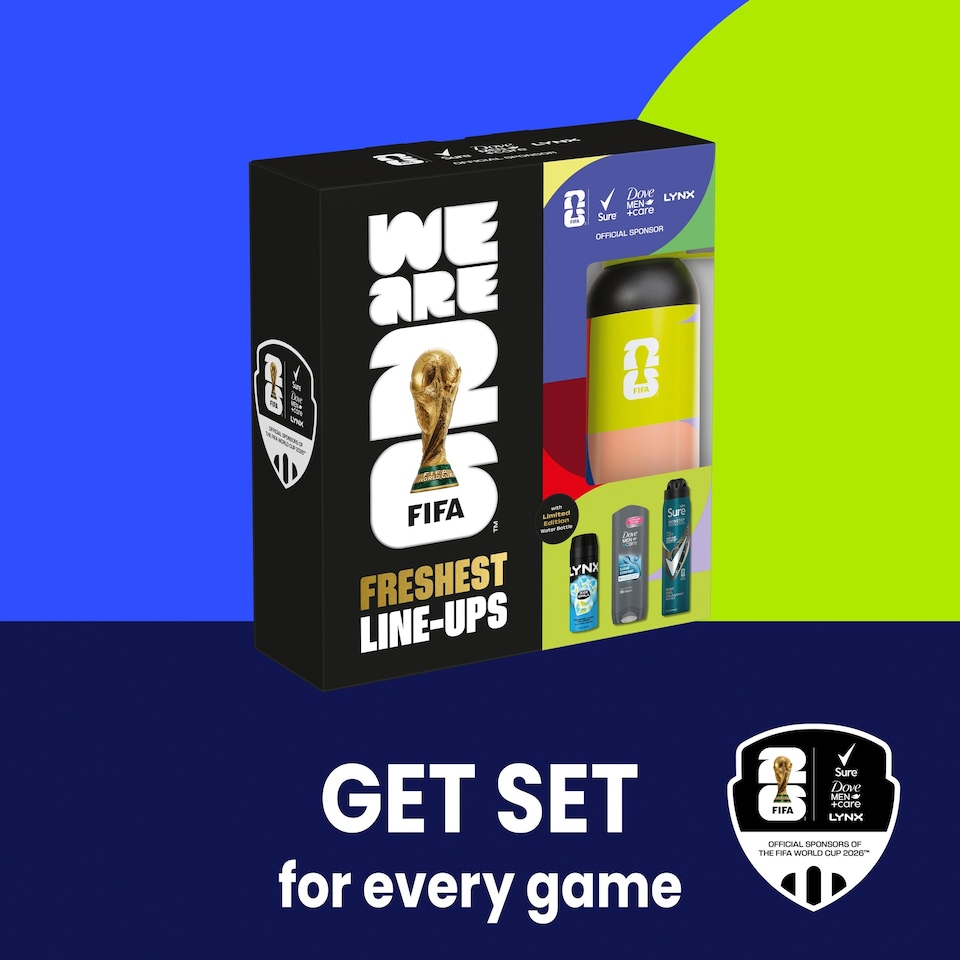 image 1 of Sure FIFA Freshest Line Ups Waterbottle Gift Set For Him