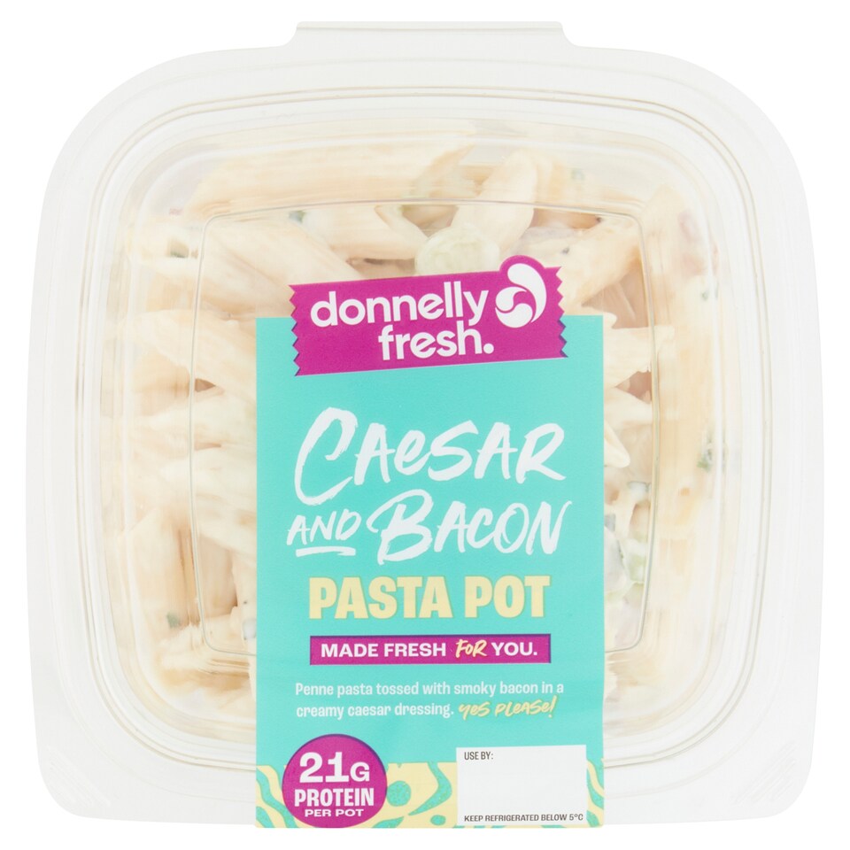 Donnelly Fresh Caesa And Bacon Pasta Pot 300G