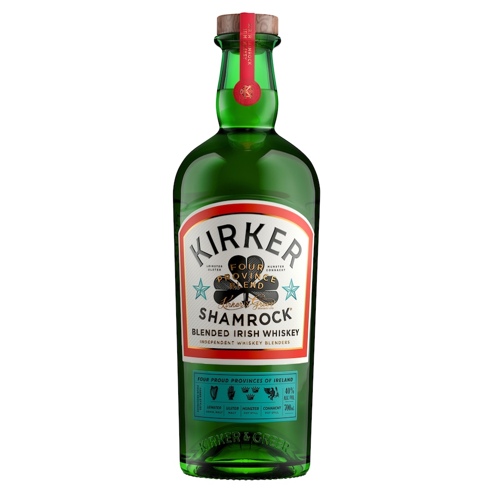 image 1 of Kirker & Greer Shamrock Irish Whiskey 700Ml