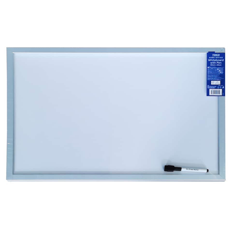 Tesco White Board 60Cmx40cm