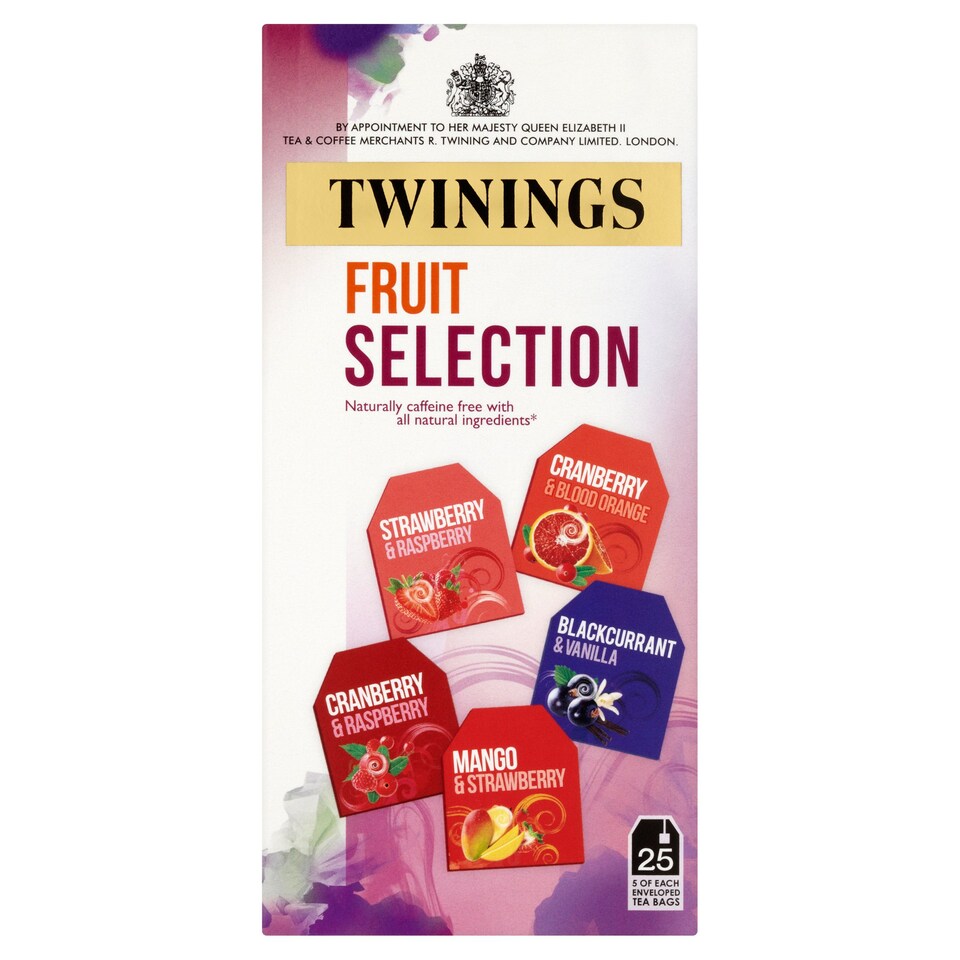 Twinings Fruit Selection Pack 25 Pack 50G