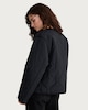 image 3 of F&F Shower Resistant Quilted Collarless Jacket in Black