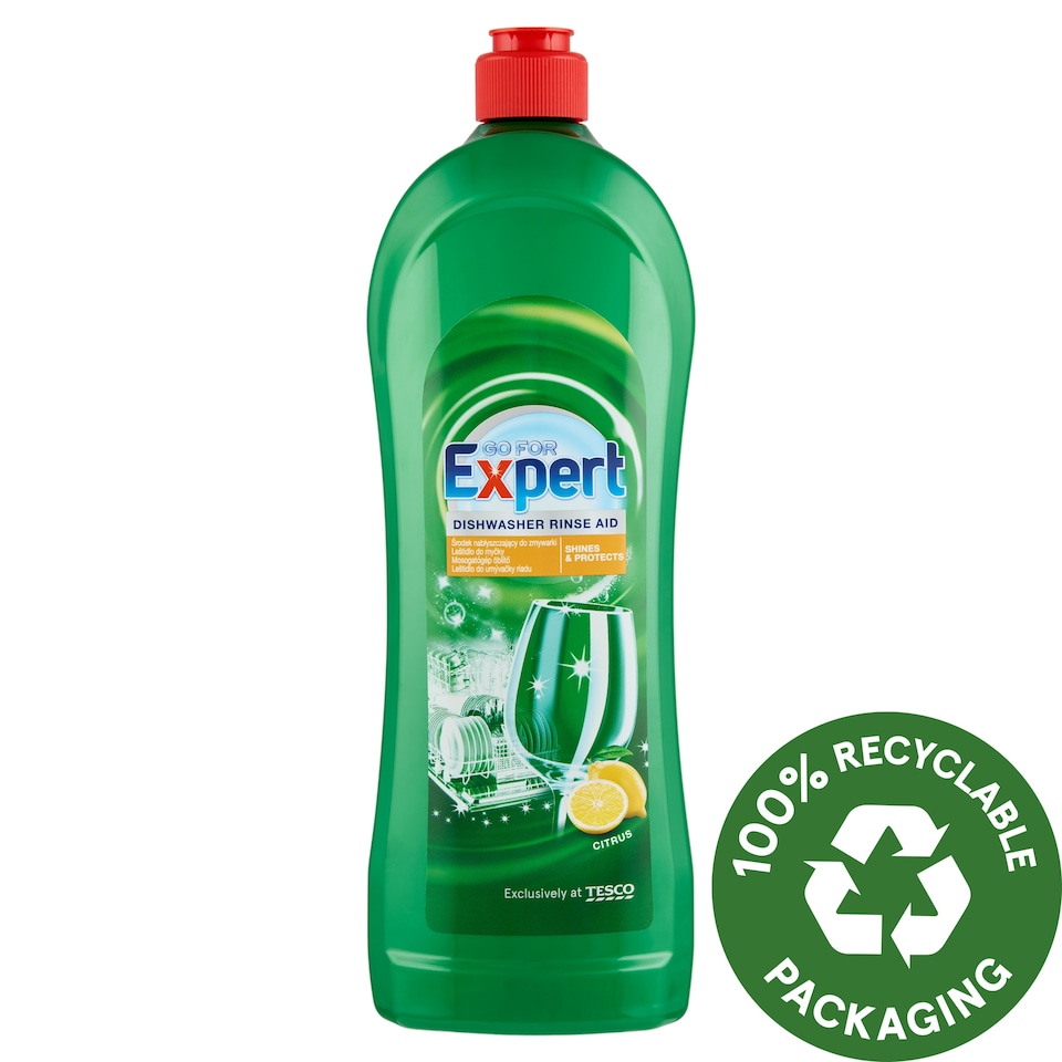 Go for Expert Citrus Dishwasher Rinse Aid 800 ml