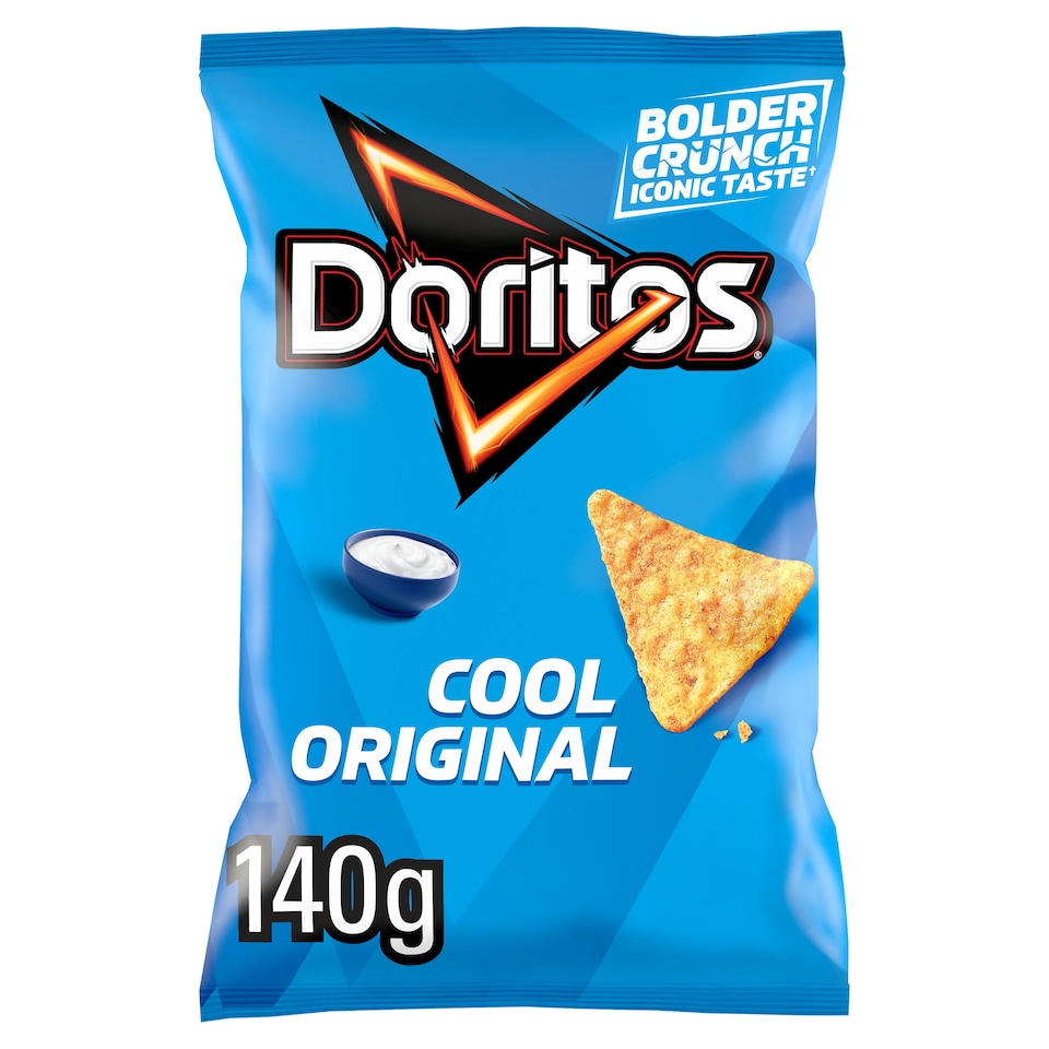 image 1 of Doritos Tortilla Chips Cool Original Sharing Bag Crisps 140g
