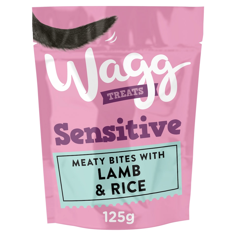 Wagg Sensitive Treats Lamb And Rice 125G