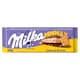 Obrázek 1 pro produkt Milka Choco Biscuit mléčná čokoláda z alpského mléka se sušenkou, kakaovým a mléčným krémem 300 g