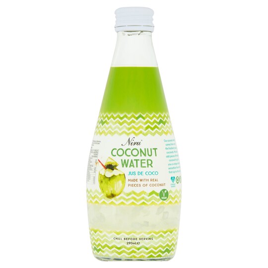 Niru Coconut Water With Real Pieces Of Coconut 290Ml Tesco Groceries