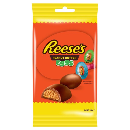 Reese's Peanut Butter Mini Eggs 100G Tesco Groceries
