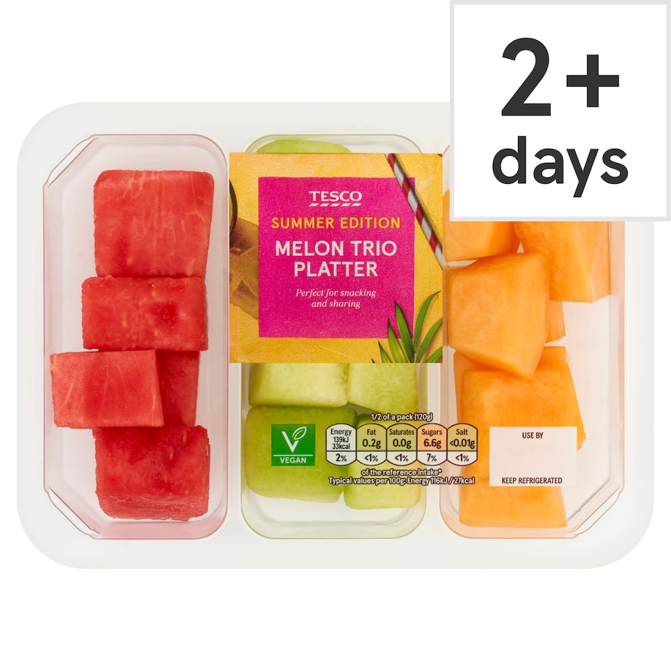 Tesco Melon Trio Platter 240g
