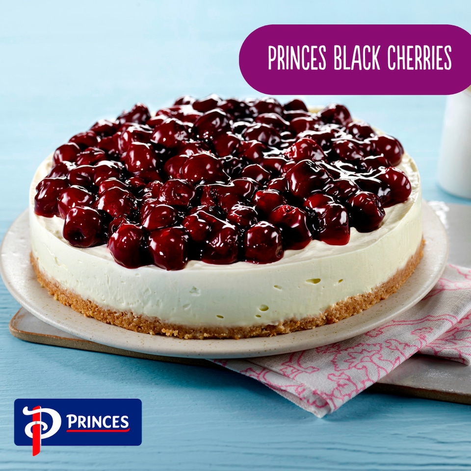 image 1 of Princes Black Cherry Fruit Filling 410G
