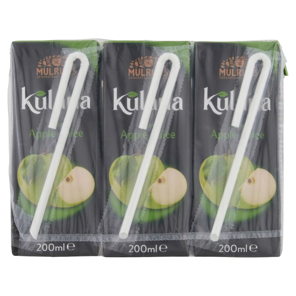 Kulana Ready To Drink Apple Juice 6 X 200 Ml