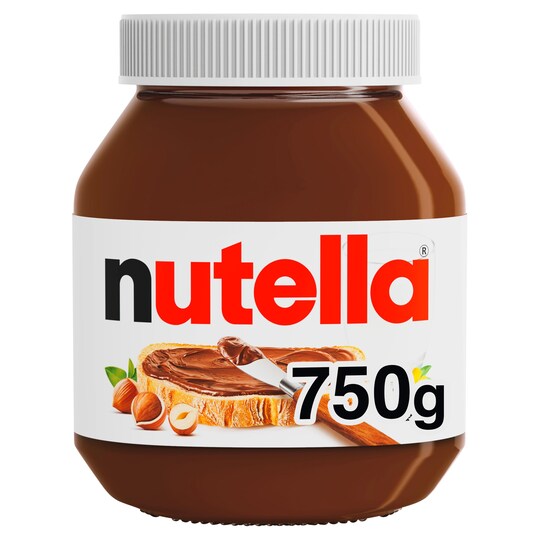 Nutella Hazelnut Chocolate Spread 750G Tesco Groceries