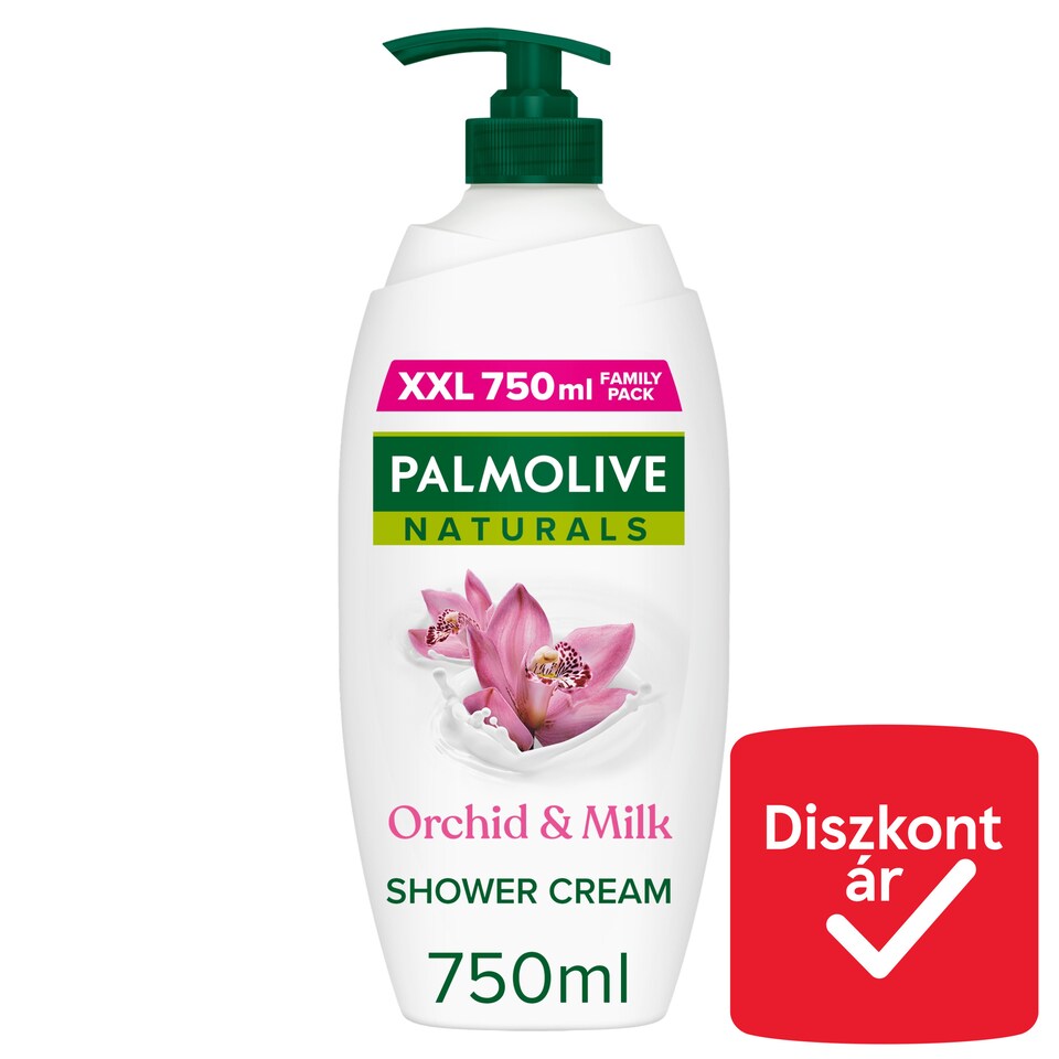 Palmolive Naturals Orchid & Milk tusfürdő pumpás 750 ml  1. kép