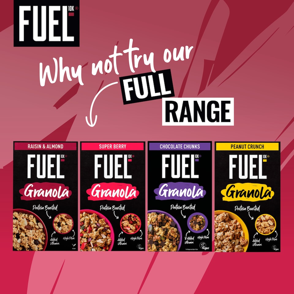 image 1 of FUEL10K Raisin & Almond Protein Granola Breakfast Cereal 400g