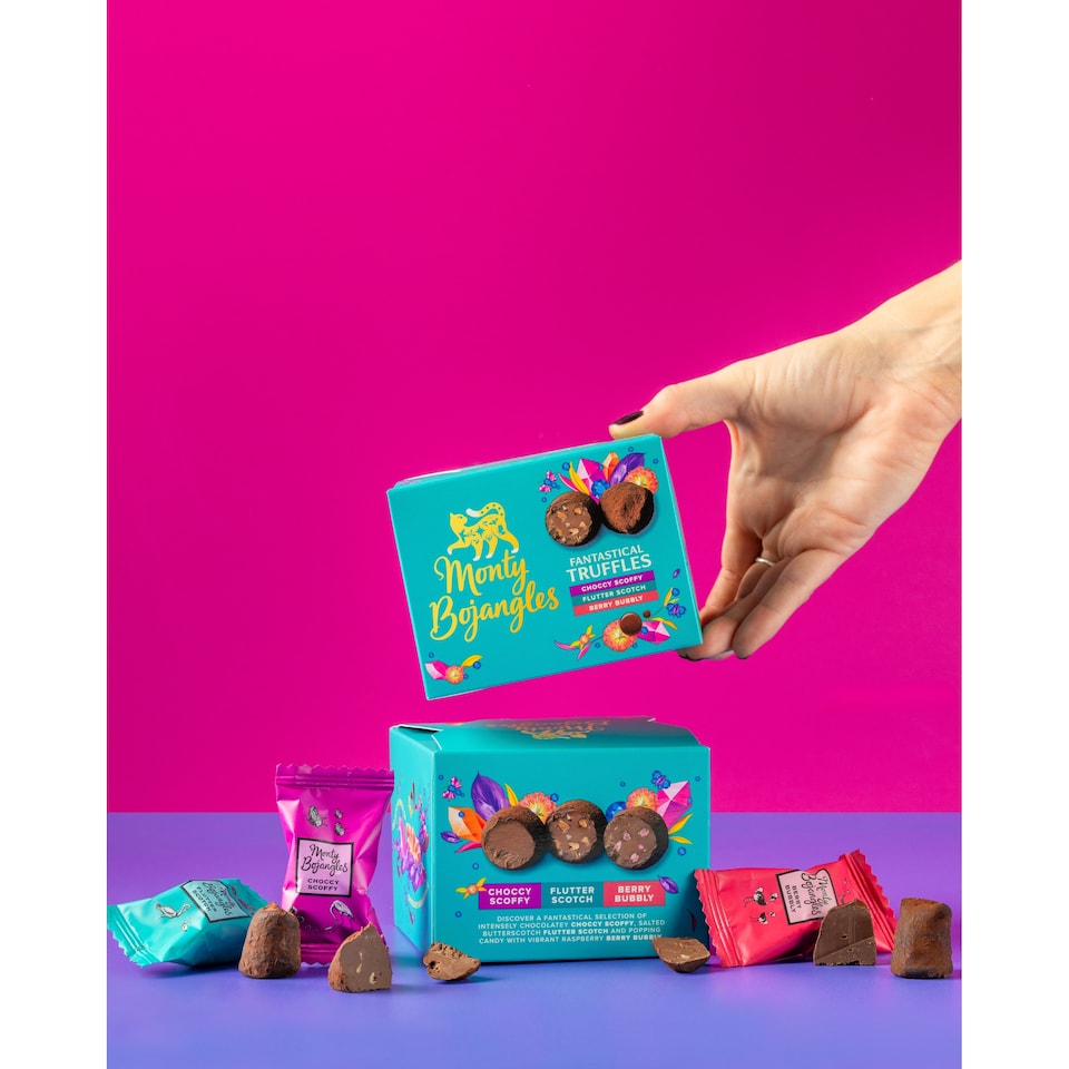 image 1 of Monty Bojangles Selection Of Cocoa Truffles 135G